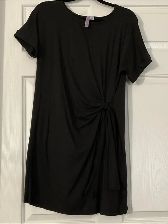 Alya Black Knot-Detail Mini Dress - Picture 5 of 5